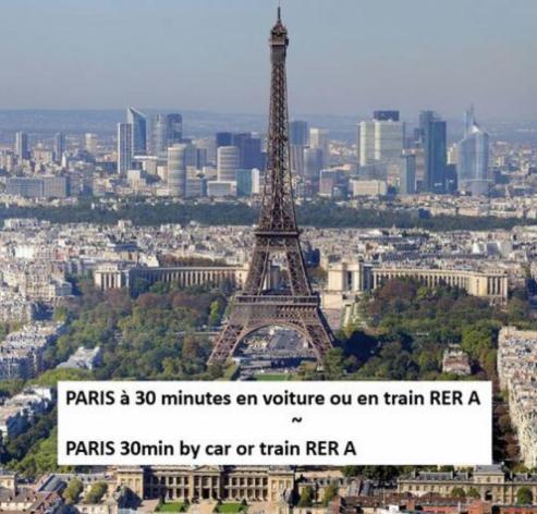 Appartement A 5 Min De Disney Proche Paris Chanteloup-en-Brie Eksteriør billede